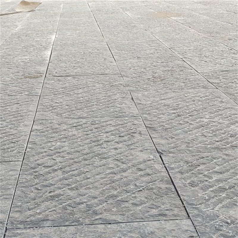 厂家定制青石板材 定制加工荔枝面青石板 人行道铺地青色石材
