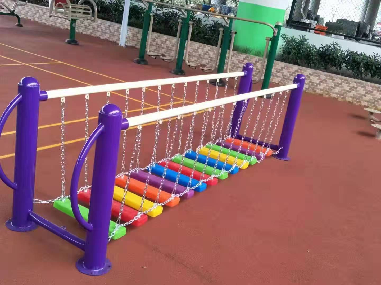 幼儿园荡桥儿童室户外玩具感统训练器材攀爬架网秋千组合游乐设施