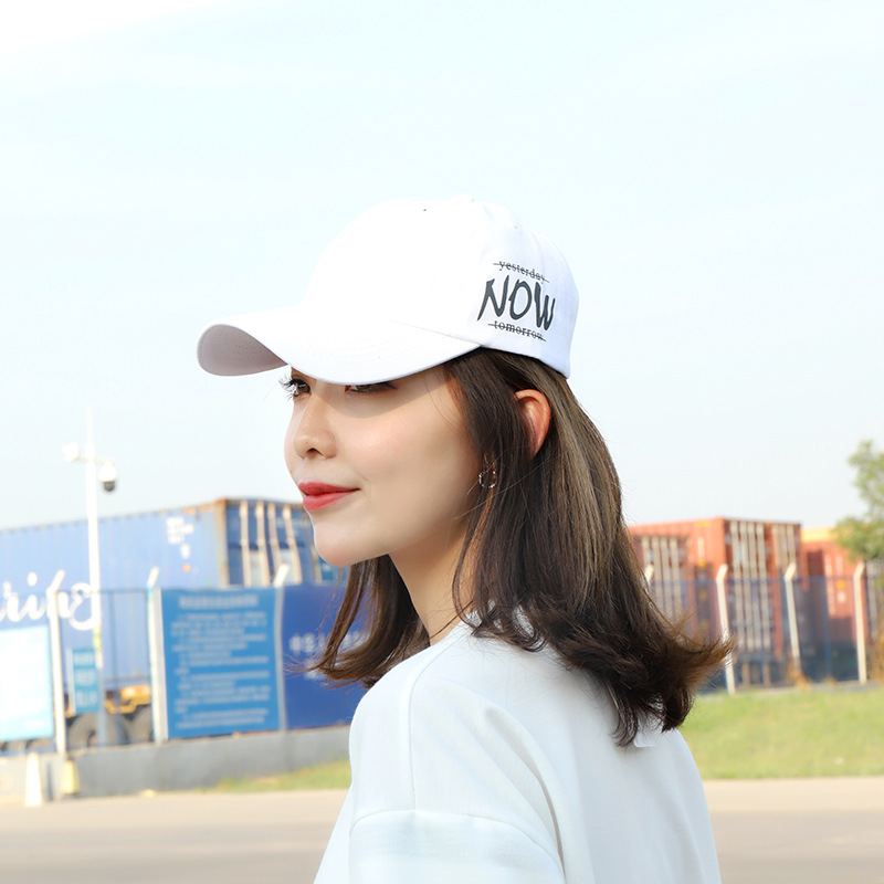 2022 New Soft Top Sun Baseball Hat Men's and Women's Korean-Style Trendy Face-Looking Big S Letter Cap All-Matching Peaked Cap Women