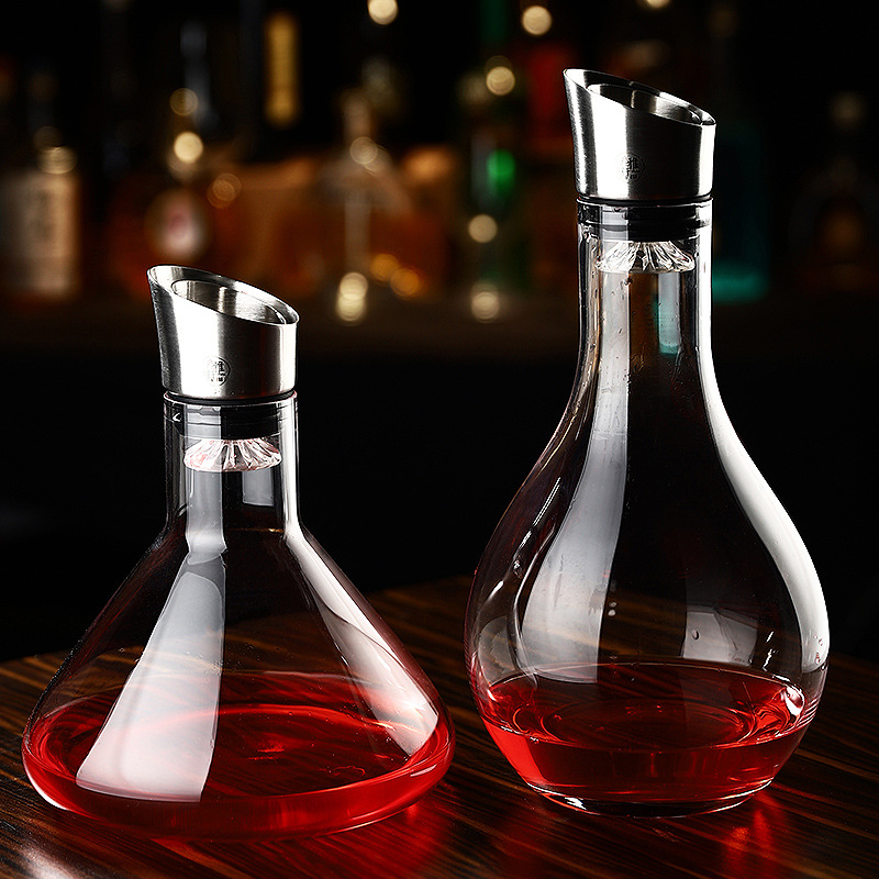 Light Luxury Wine Decanter Red Wine Household Luxury High-End Internet Celebrity Iceberg Wine Flask Wine Pot Fast Wine Container