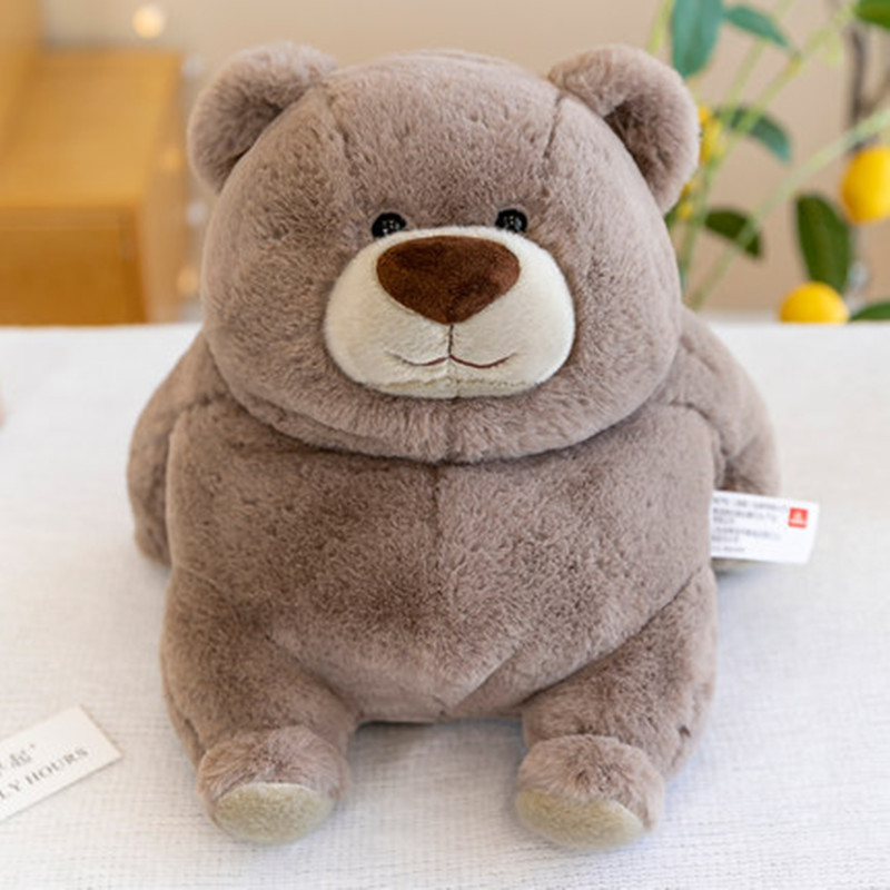 胖胖棕熊北极熊毛绒玩具可爱儿童生日礼物公仔抱枕熊猫玩偶批发