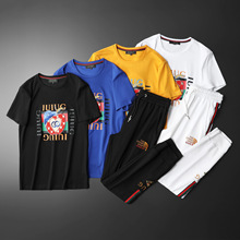 gucci/古驰 2024ss新款经典满印gg提花休闲运动套装百搭男女同款