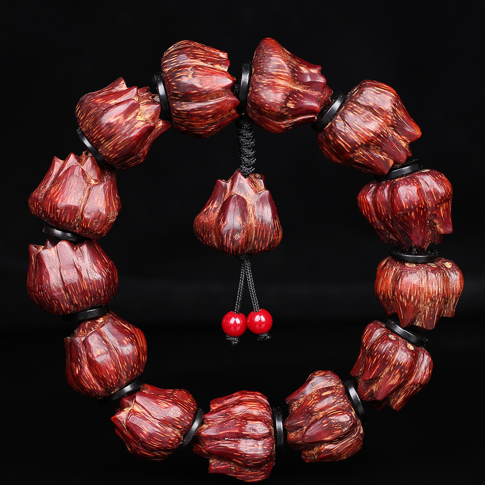 正宗老籽滴血莲花菩提精品藏式设计老料手工精品民族风天然菩提