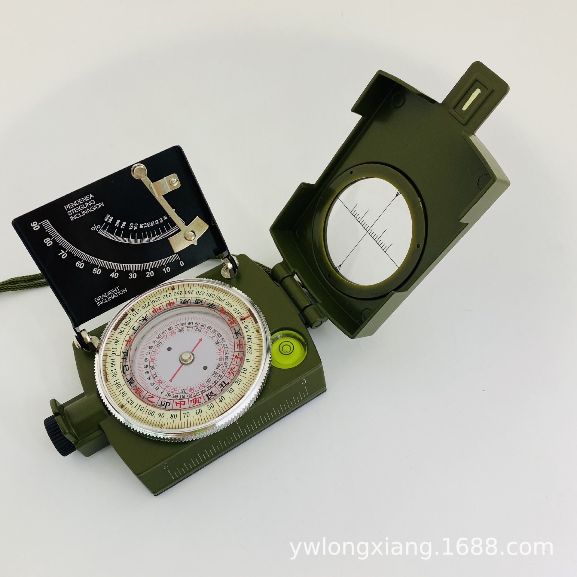 二十四山 自动罗盘仪 精准定位 高精度 金属户外多功能 罗盘仪