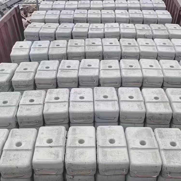 吊篮配重25kg水泥配重块 混泥土块 提升降机电梯 桁架水泥块压重