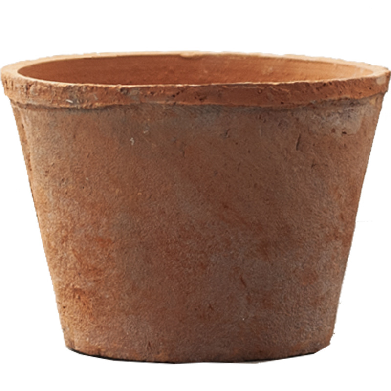 小矮筒 粗陶多肉花盆创意肉肉植物小花盆复古透气红陶土盆泥瓦盆
