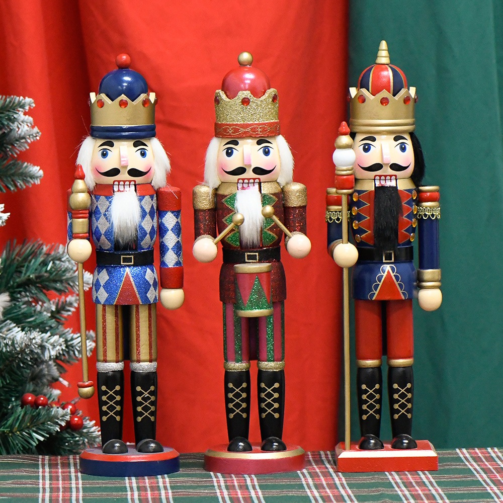 Puppet Soldier New Nutcracker Puppet Soldier Christmas Decoration European Creative Home Crafts Ornaments