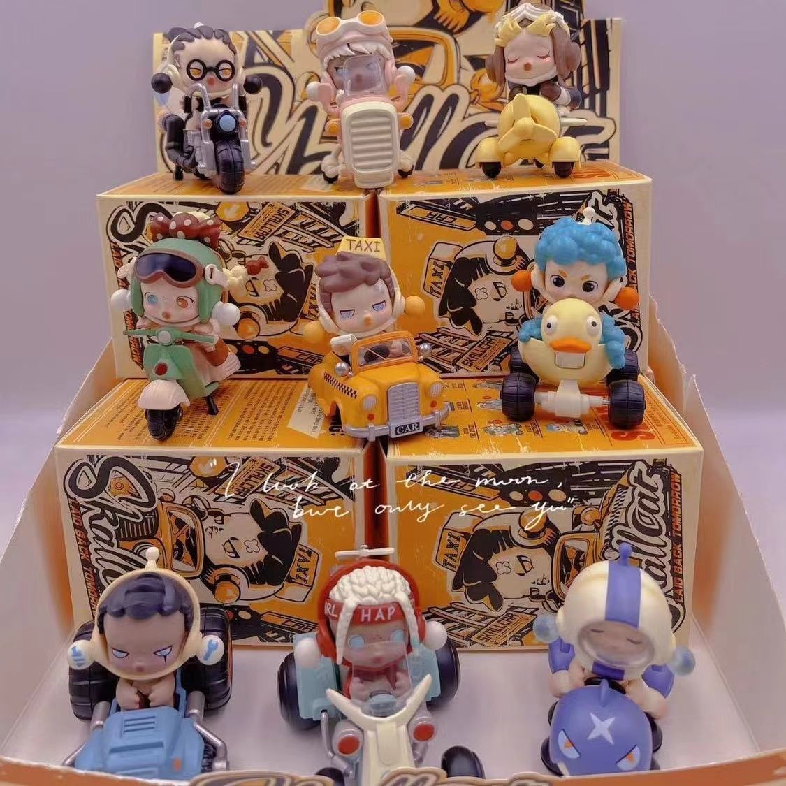 泡泡玛特skullpanda明日早高峰系列盲盒手办模型潮玩确认款祖国版