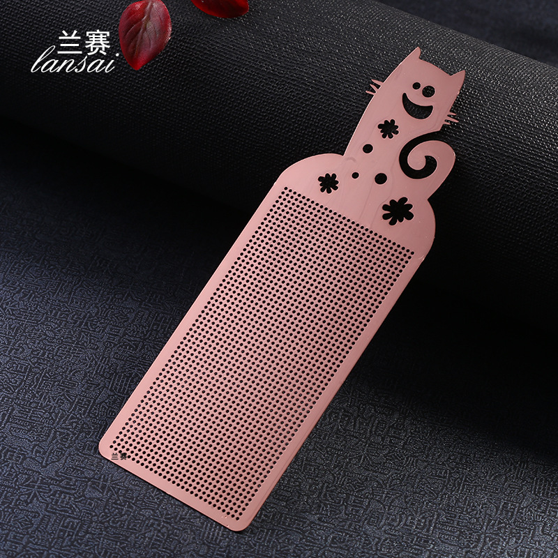 金属镂空书签定制logo可爱狗黄铜拉丝古典中国风创意文创订定做