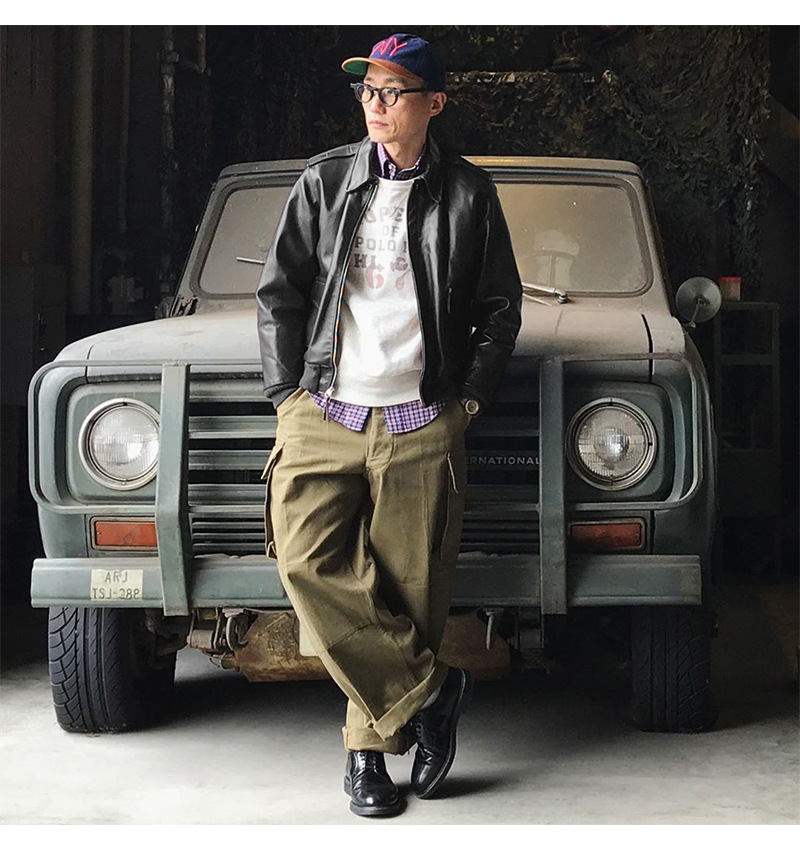 诺曼龙美式军装 a-2美国飞行员夹克皮衣复古阿美咔叽男痞帅外套潮