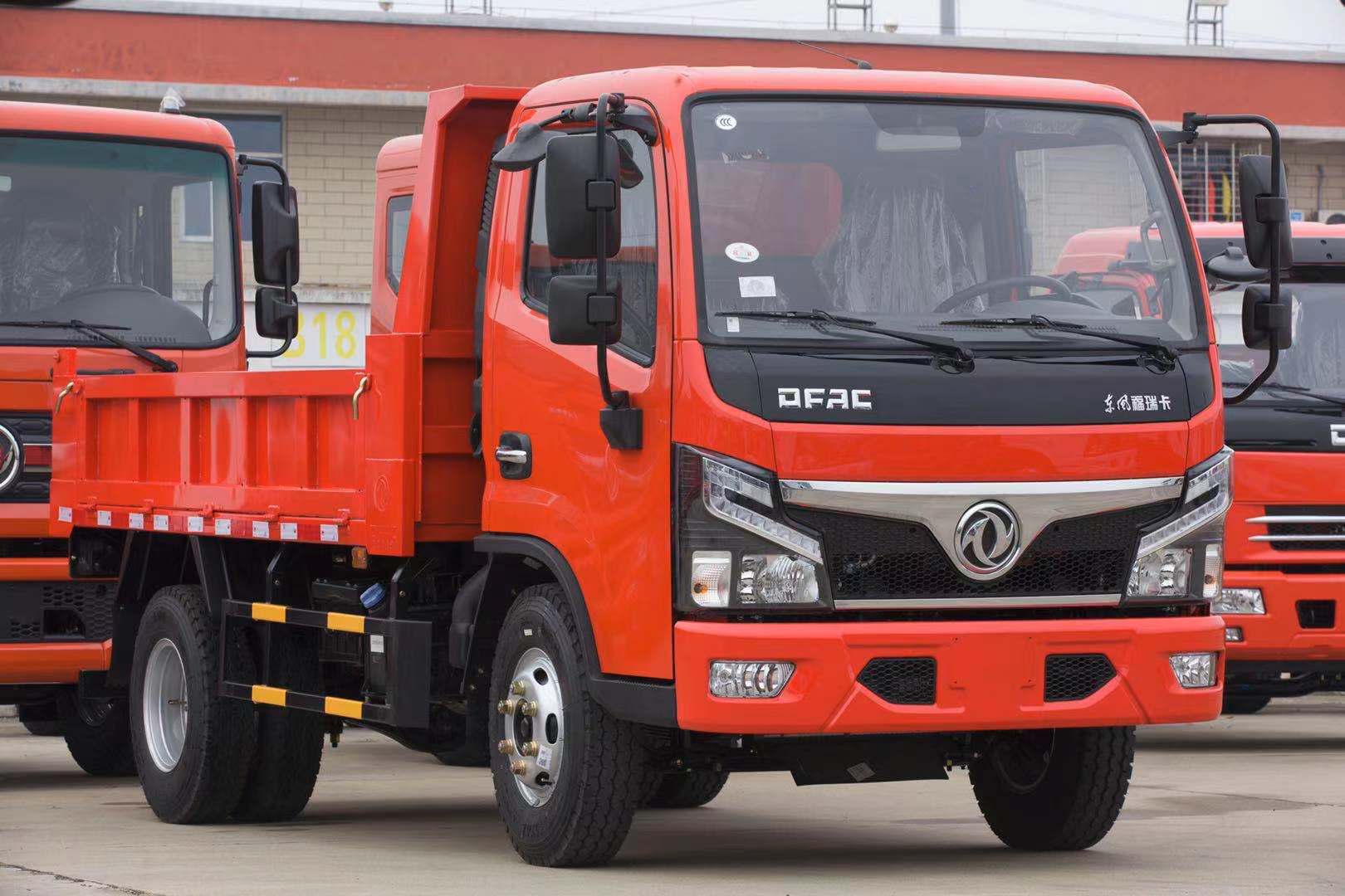 东风福瑞卡蓝牌自卸车国六排放 出口 玉柴120马力