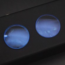 双卜表蒙 2.0mm厚 手表玻璃 蓝光表蒙兰膜双卜表门子表镜前凸后凹