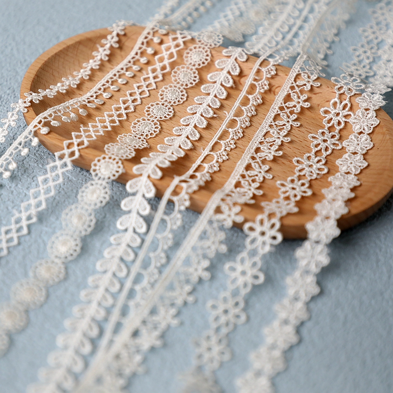 花边布料 水溶质量刺绣夏季蕾丝项链复古风格沙发窗帘设计