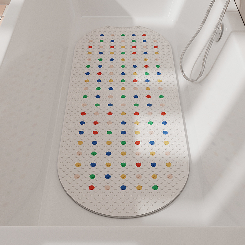 Anti-Silp Mat of Bathtub Bathroom Anti-Fall Floor Mat Shower Room Children Elderly Take a Shower Take a Bath Floor Mat Sucker Mat