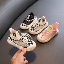 宝宝鞋子春秋季婴儿软底学步鞋夏季小孩透气防滑休闲鞋儿童针织鞋