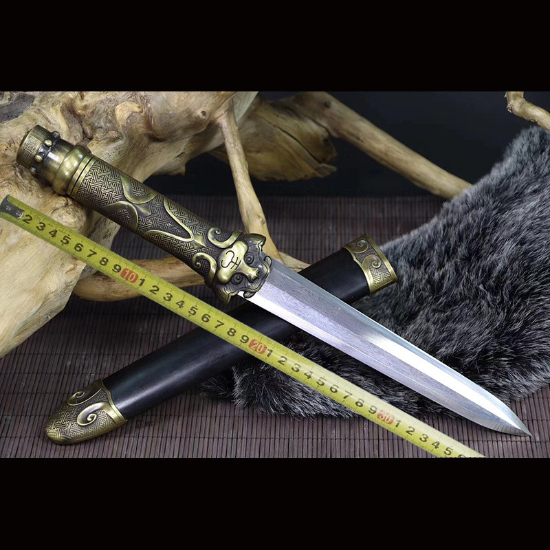 龙泉秦秋刀剑防身小短剑户外短刀小剑硬剑小刀宝剑兵器批发未开刃