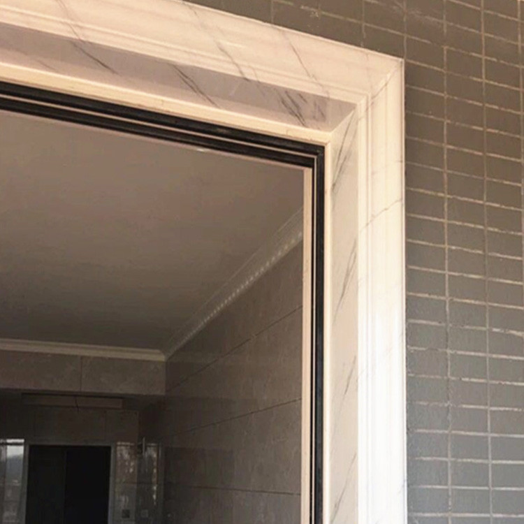 厂家石塑窗台板台面人造大理石窗套门套包边线电梯口门框阳台装饰