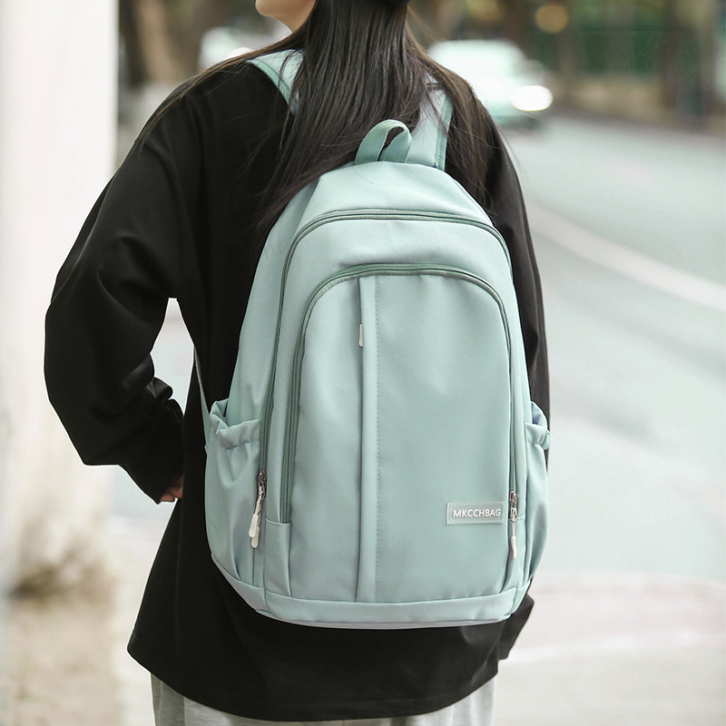 新款书包女大学生高颜值大容量双肩包初高中生百搭森系小清新背包