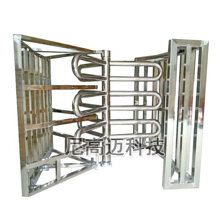 火车站旅客出口通道单向通过装置转闸门立式三排挡臂手