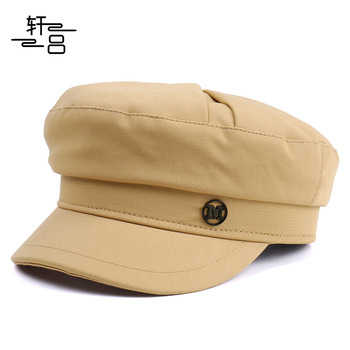 复古民国风青年帽中山装配饰经典棉质纯色遮阳情侣鸭舌帽子-阿里巴巴