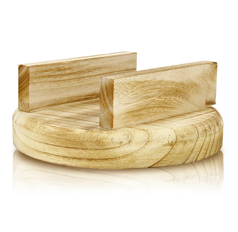 木质小凳子摆件庭院圆形木凳火烧置物架新款阳台多肉兰花花盆木架