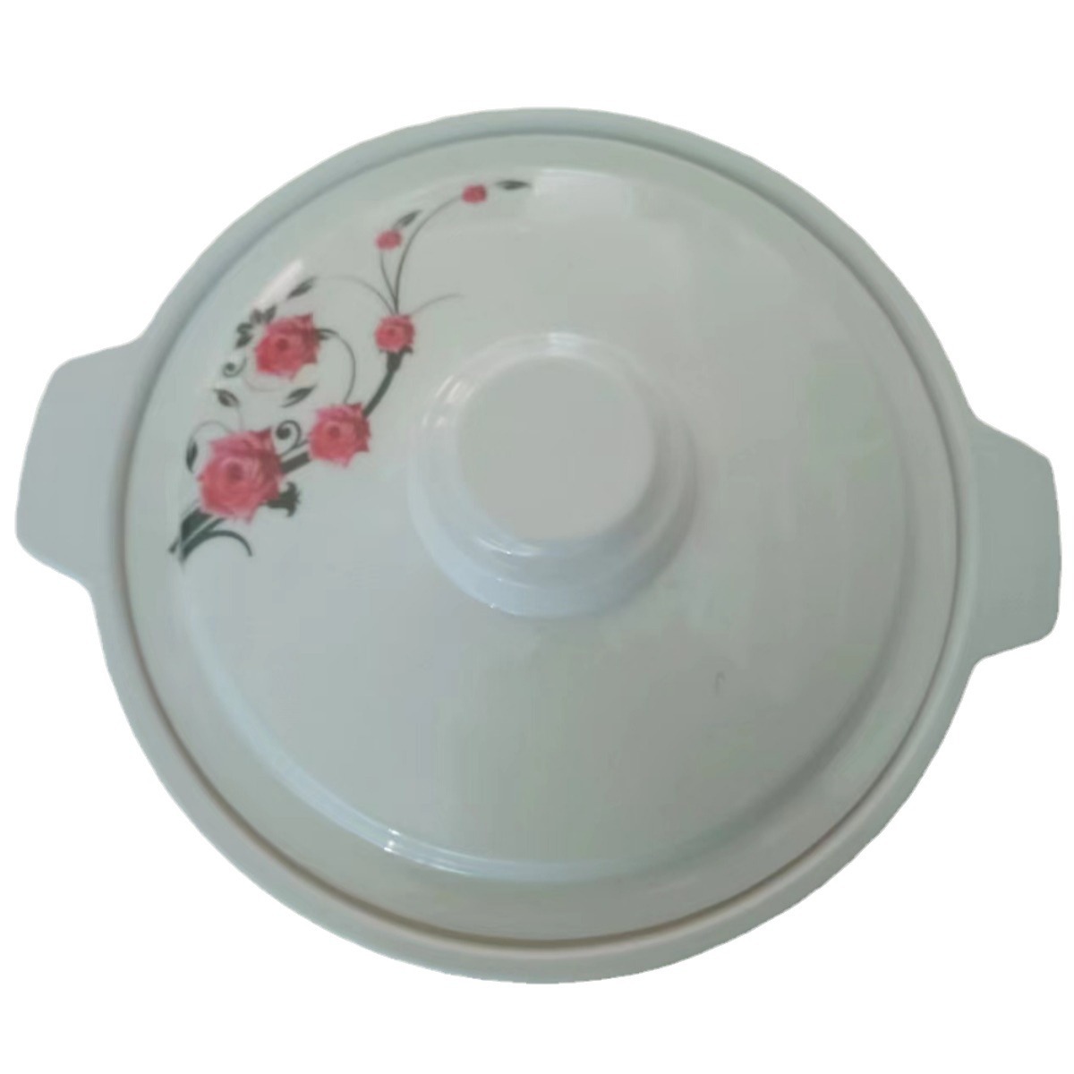 Plastic Imitation Porcelain Melamine Tureen 7 8 9-Inch White Yellowish Brown Bowl Tureen