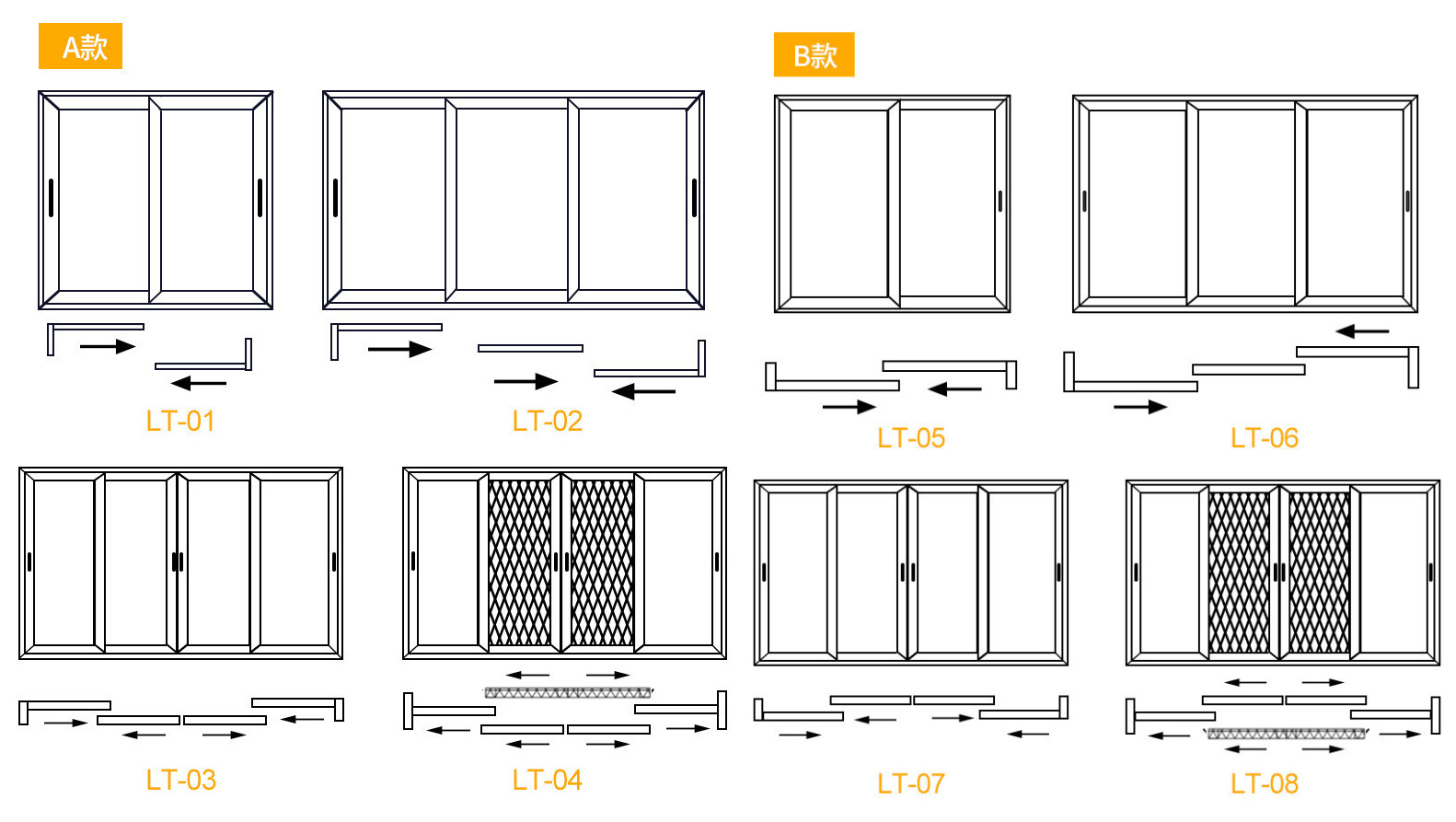 厂家直供钛镁铝合金中窄窄边推拉移门趟门厨房阳台门现代简约轻奢