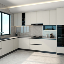 现代实木铝合金橱柜岛台开放式厨房别墅整体新款上海全屋新款柜全
