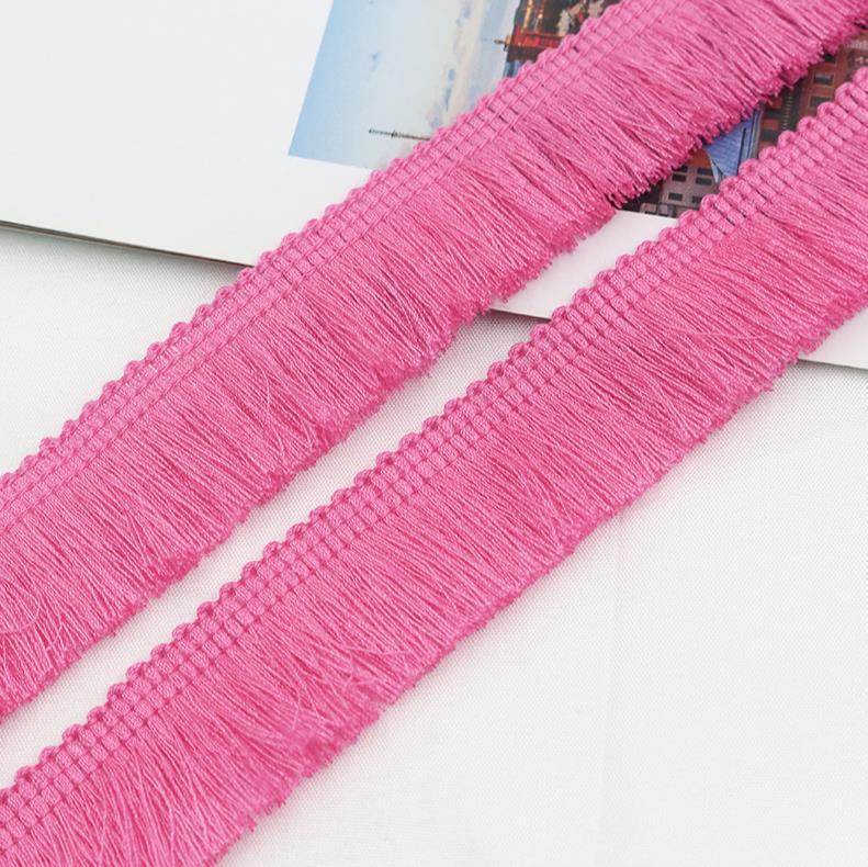 Cross-Border Direct Selling Ethnic Color 2.5cm Fringe Tassel Lace DIY Earrings Clothing Pillow Tablecloth Decorative Accessories