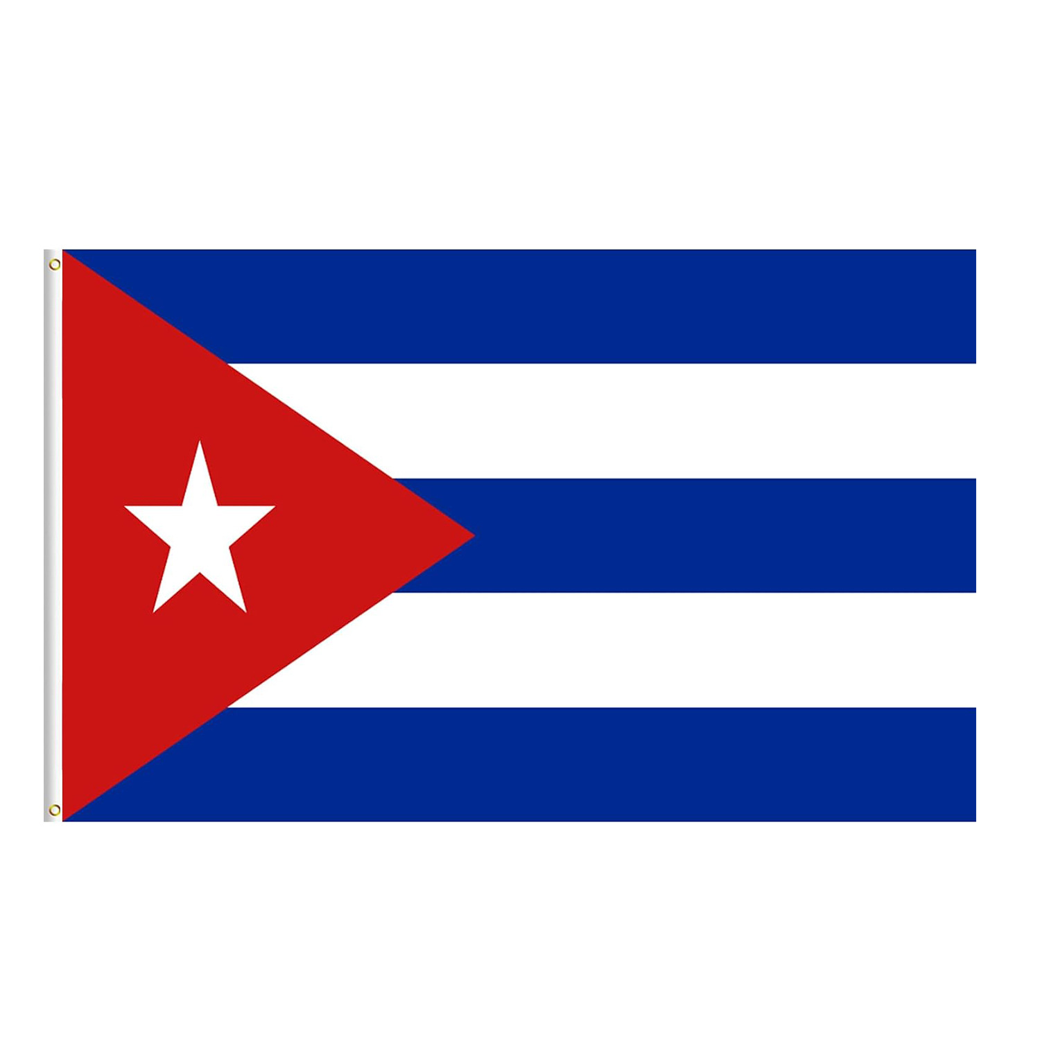 跨境货源3*5ft古巴旗帜涤纶春亚纺90*150cm古巴国旗工厂现货