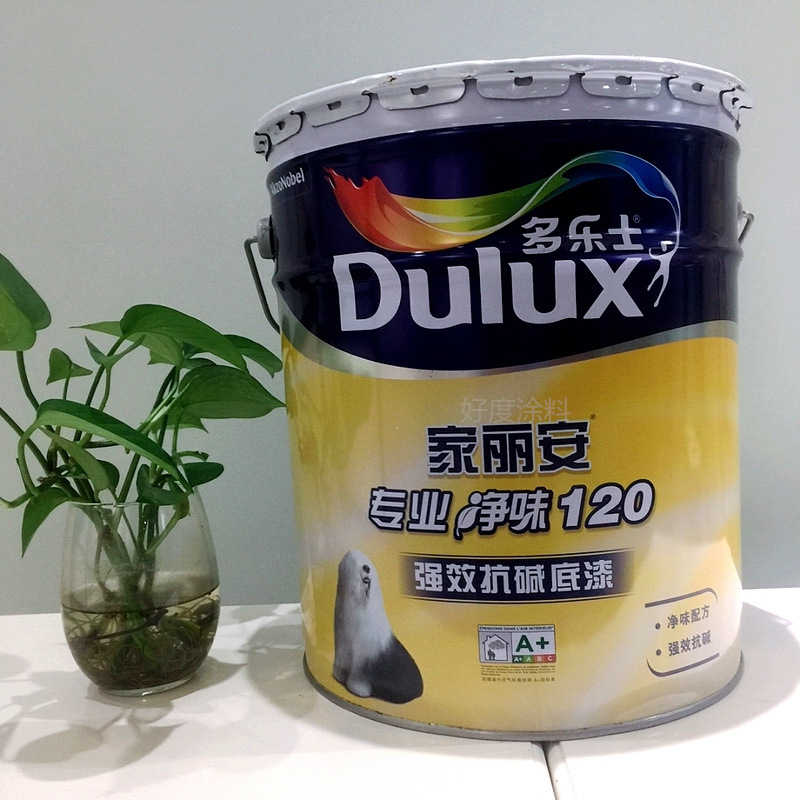 多乐士家丽安净味120抗碱底漆乳胶漆 内墙涂料墙面漆底漆18l大桶