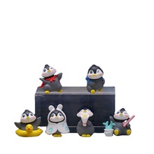 卡通呆萌企鹅宝宝动物模型韩版创意公仔微景观DIY盆景小摆件批发