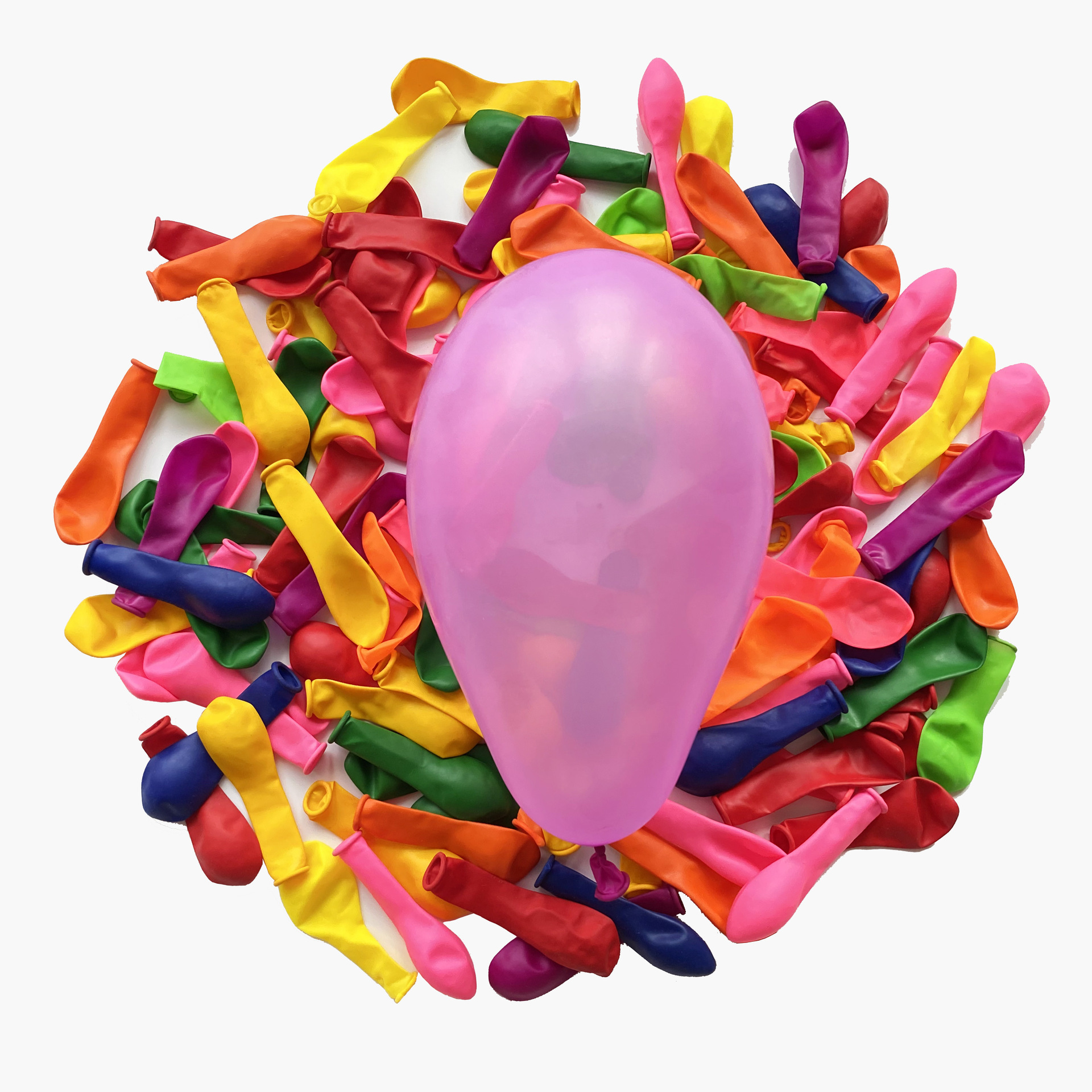 水汽球小号小气球儿童可爱彩色迷你小汽球打装饰水泼水节打靶跨境