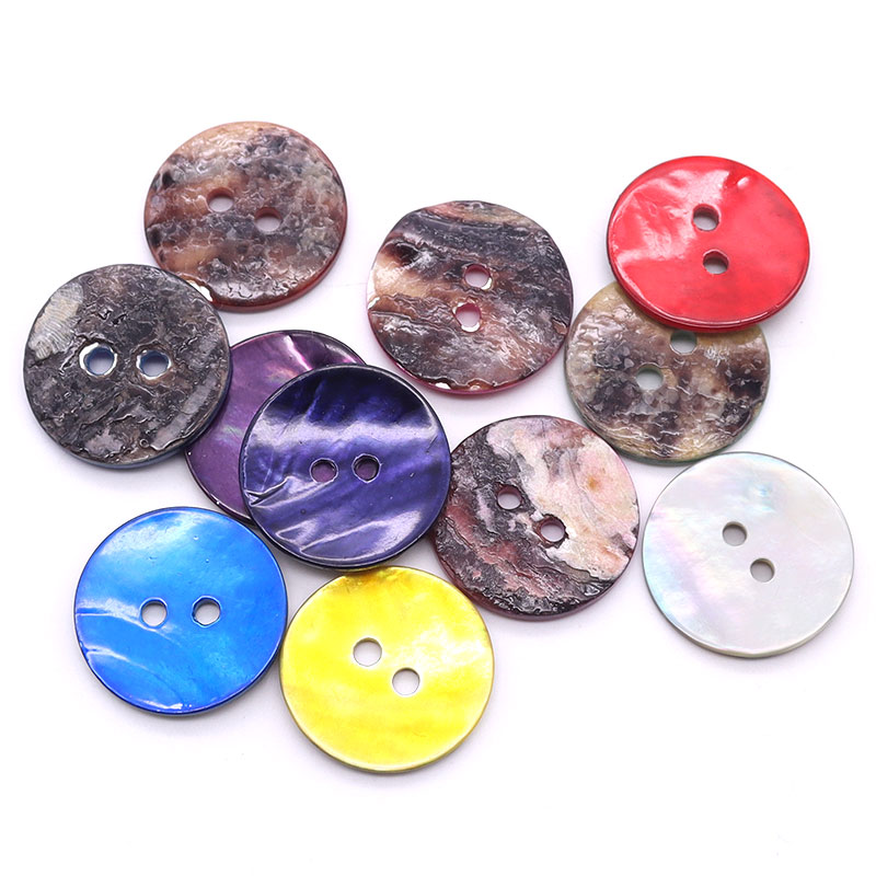 烤漆贝壳纽扣天然马氏贝白色衬衫扣子女针织衫西服钮扣童装毛衣扣