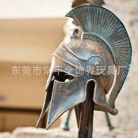万圣节面具 中世纪斯巴达战士罗马勇士头盔 舞台派对cosplay道具