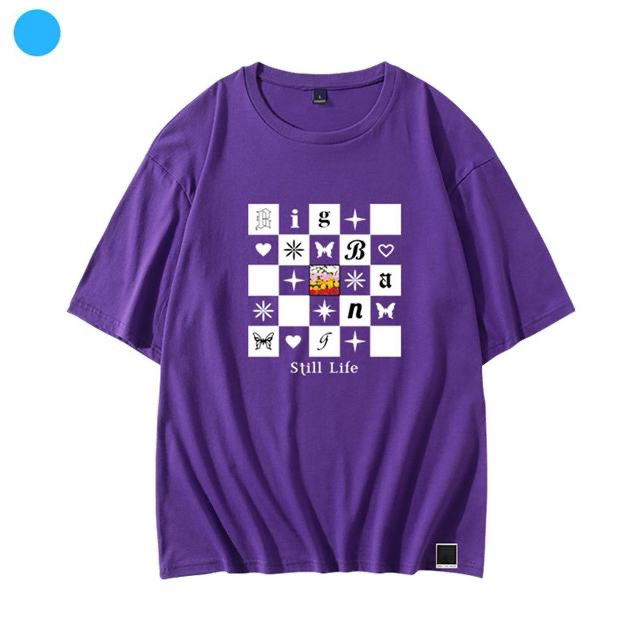 2022夏季新款kpop love 新款印花 圆领短袖休闲上衣女 女装批发