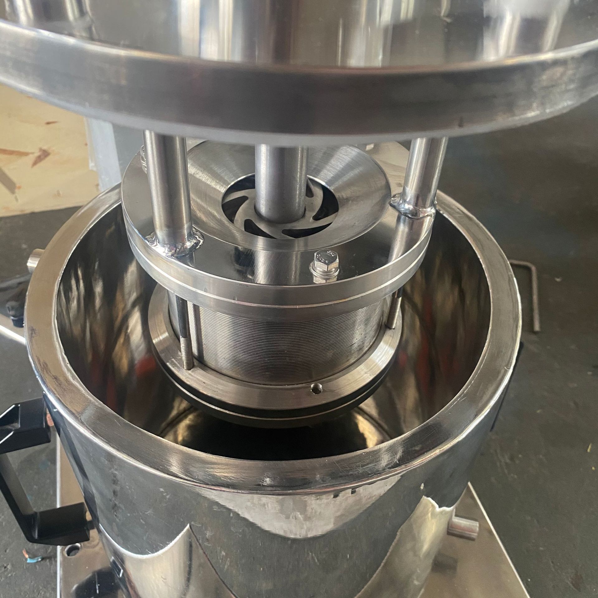 2021新款不锈钢蓝式磨砂机实验机化工大功率电动升降磨砂机-阿里巴巴