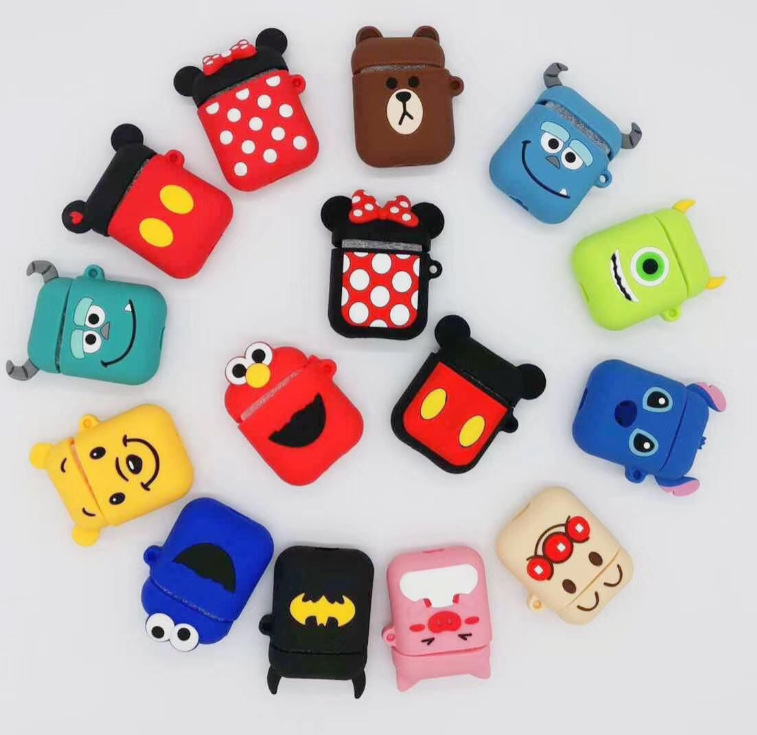 Wireless Headset Silicone Cartoon Protective Cover