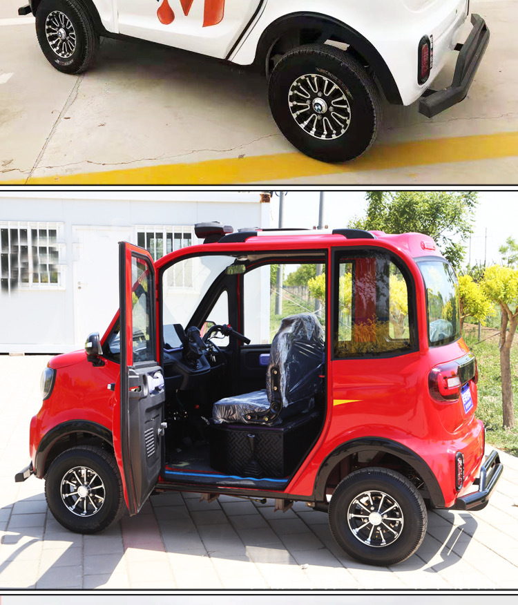 全封闭四轮燃油摩托车汽油四轮摩托车老年代步摩托车残疾人拉客车