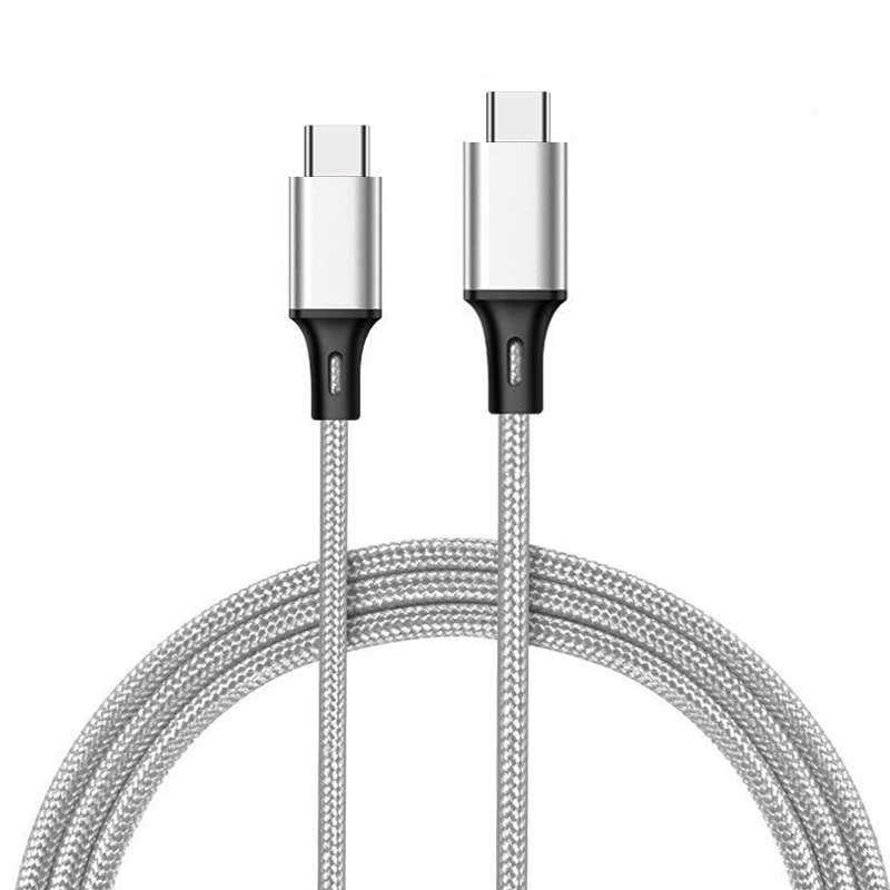 20w适用iphone苹果pd数据线迷你编织双type-c充电线 c对c超级快充