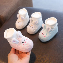春秋季婴儿布步前鞋0-1岁3-6个月男女宝宝婴幼软底学步新生不掉