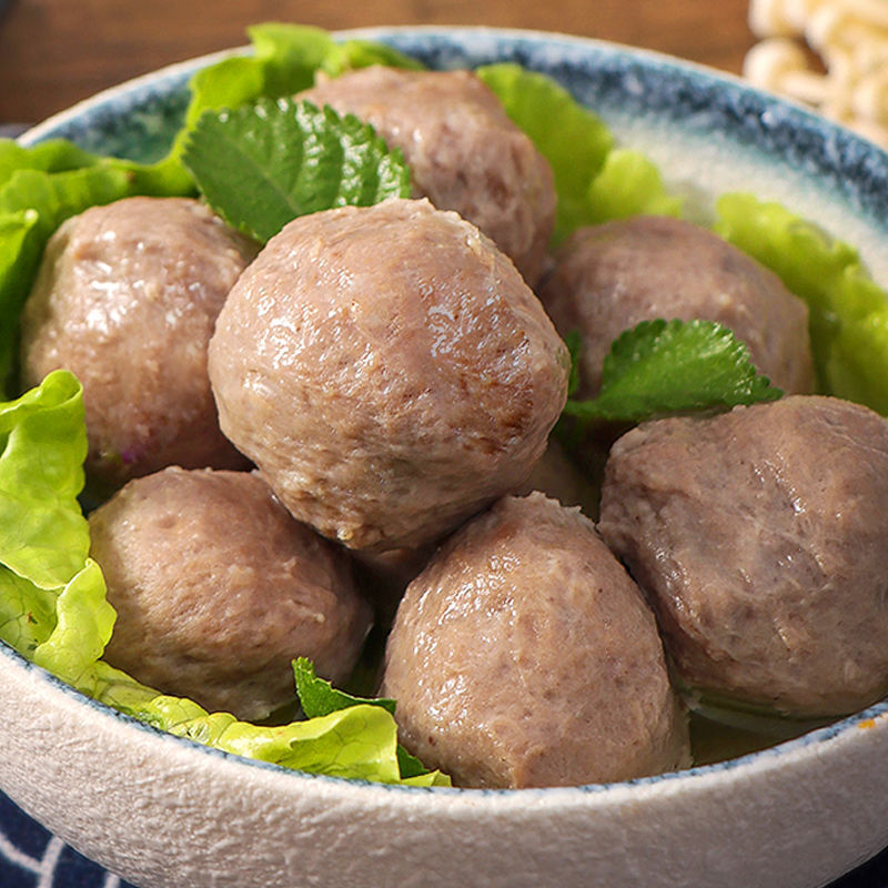 潮汕牛肉丸批发特产汕头牛筋丸潮州火锅烧烤食材料麻辣烫工厂批发