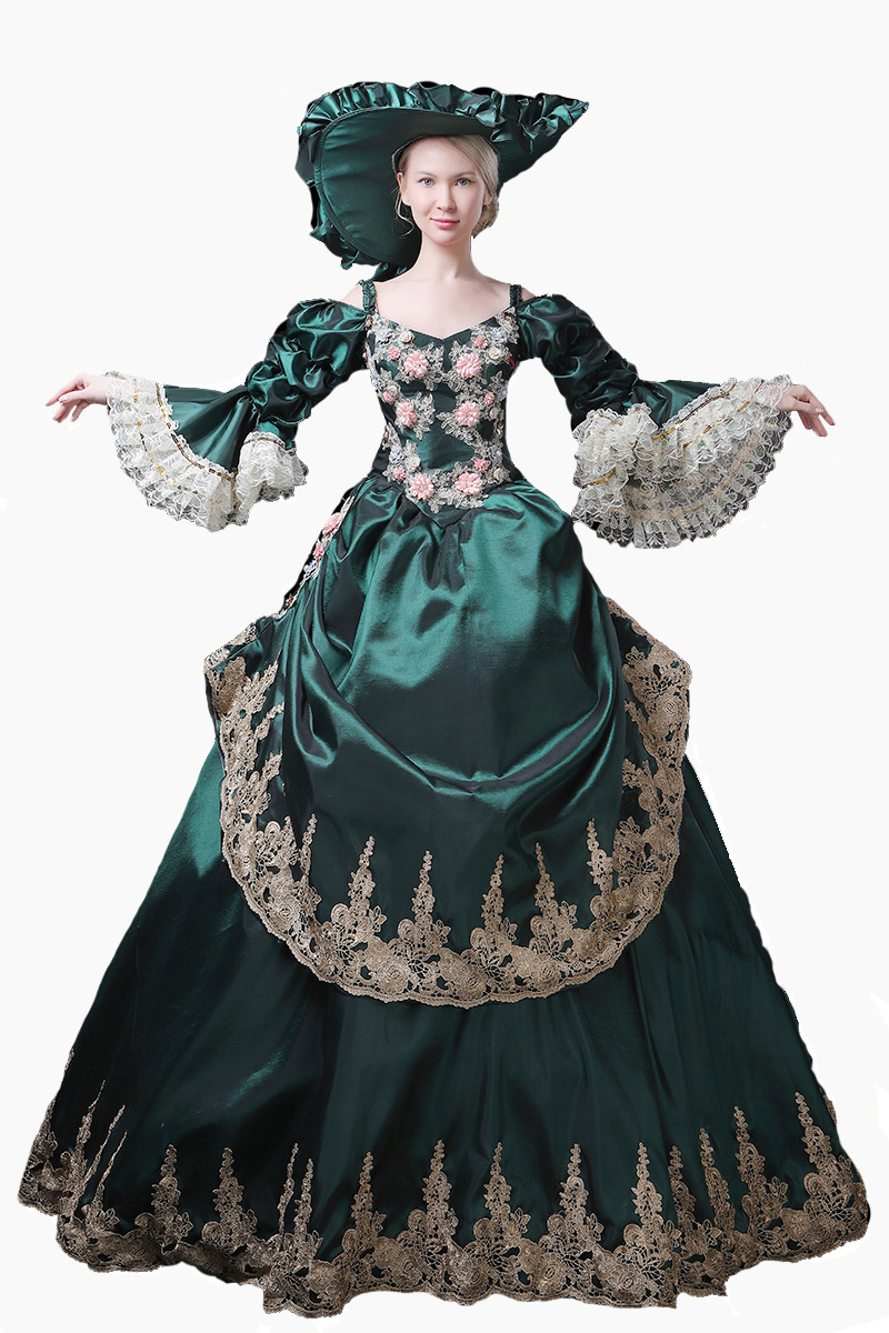 新款华丽欧式宫廷晚礼服