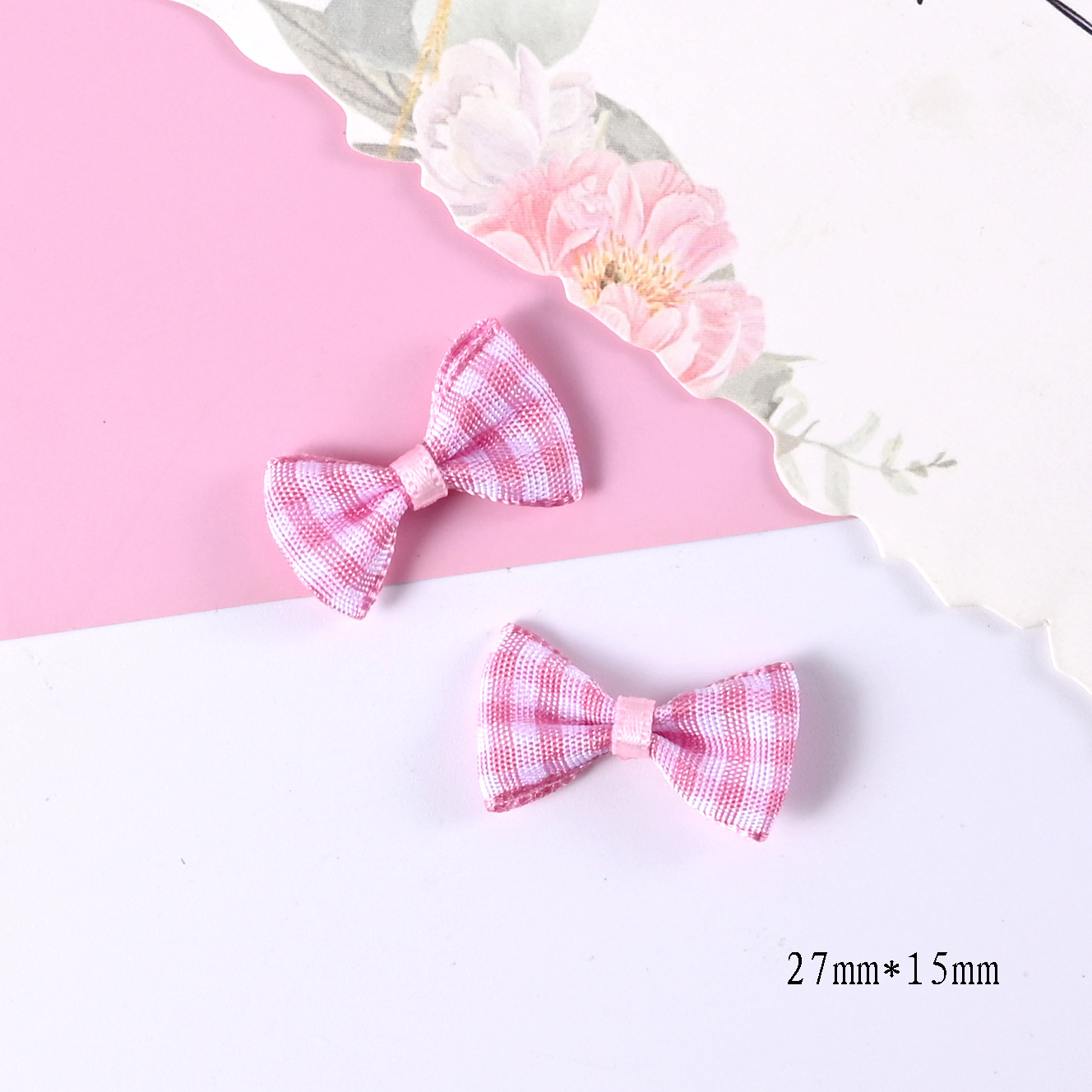 Fabric Bow Two-Dimensional Decoration Braid Ribbon DIY Packaging Bow Cream Glue DIY Bow