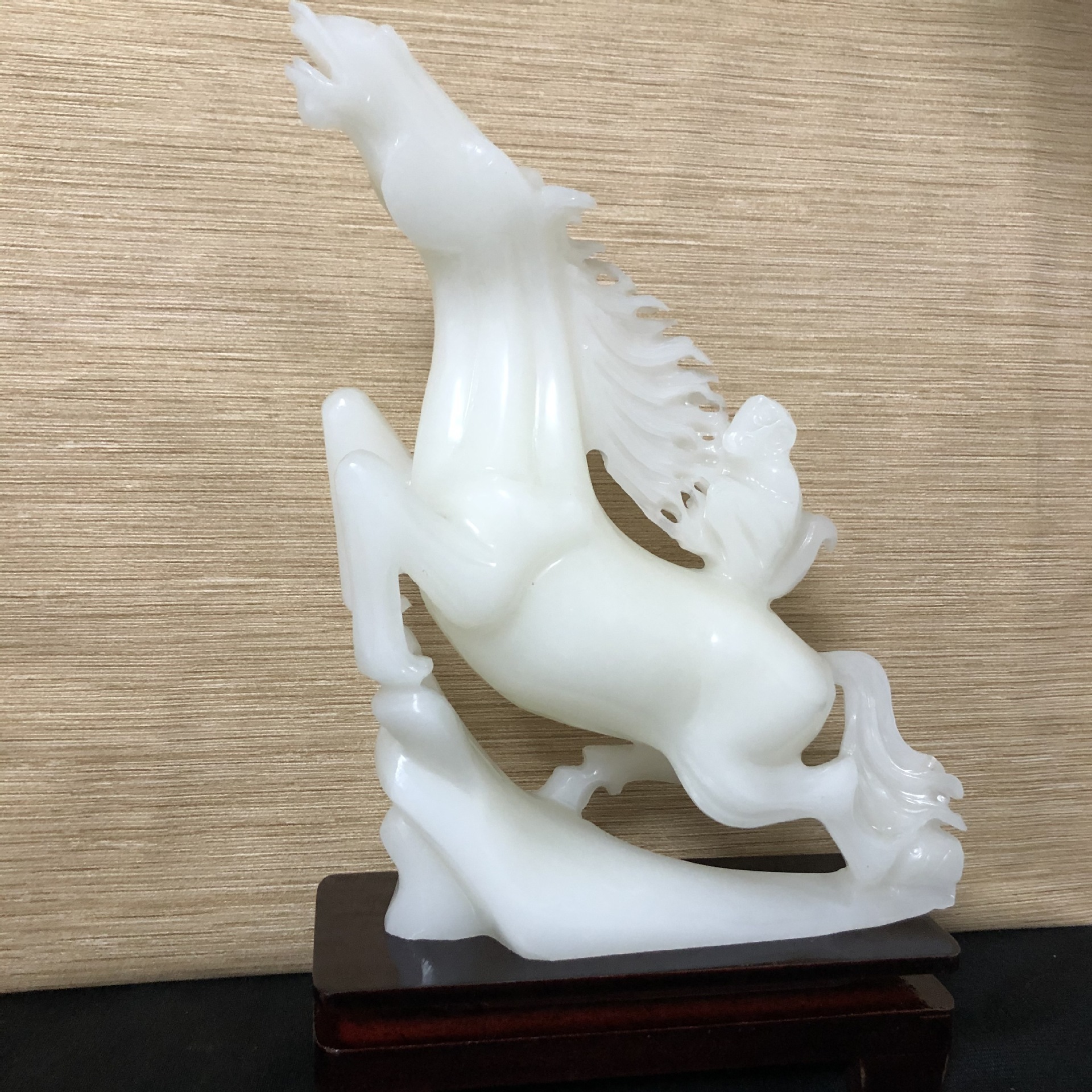 阿富汗玉羊脂白巴玉马昆仑白玉摆件家庭客厅摆件公司礼