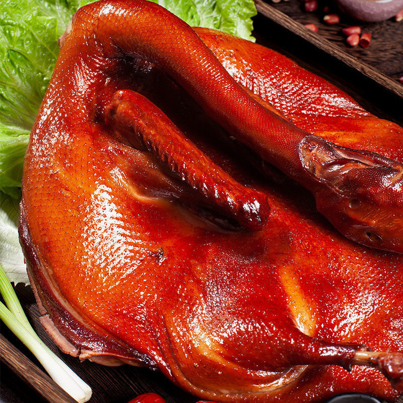 彭州九尺板鸭四川特产成都特色美食即食卤板鸭抖音同款美味可食品