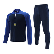 利雅得C罗阿贾克斯出场训练服运动套装成人足球服长袖半拉链球衣
