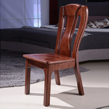 全实木椅子家用餐椅餐桌椅凳子靠背椅简约现代餐厅酒店木头书桌椅