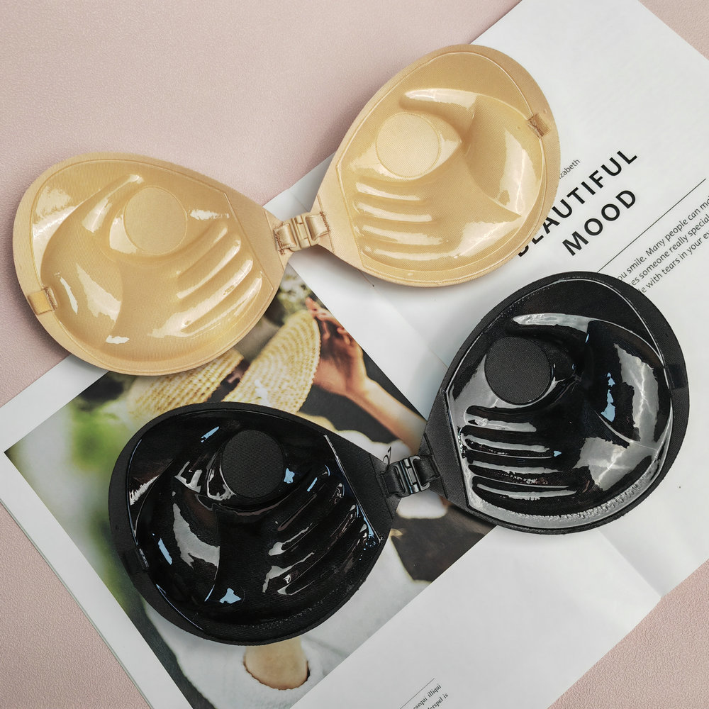 手掌肩带加厚款3cm亚当之手杯隐形文胸聚拢内衣胸贴婚纱礼服p29