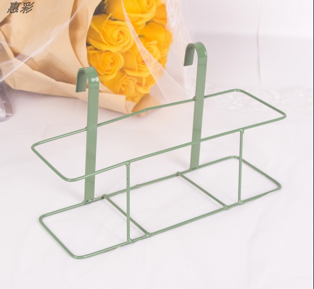 讲台花挂钩多媒体台企业造型铁质演讲台装饰包装材料用品挂钩